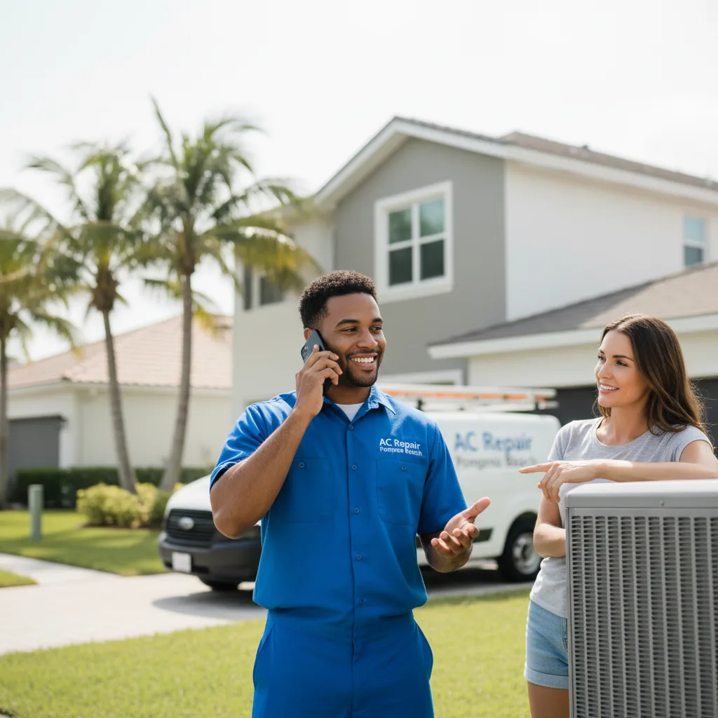 AC Repair Pompano Beach customer support in Marriottsville